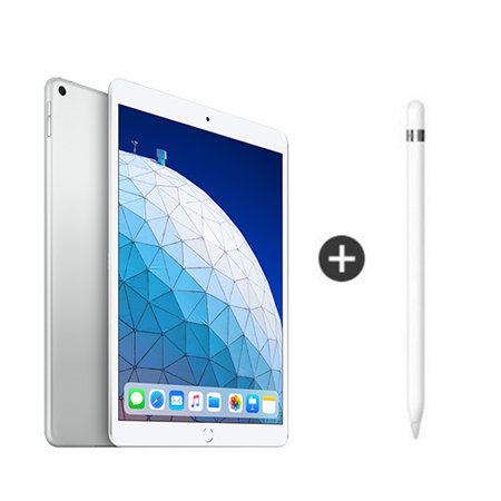 [패키지] iPad Air 3세대 10.5 WIFI 256GB 실버 MUUR2KH/A + 애플팬슬 1세대