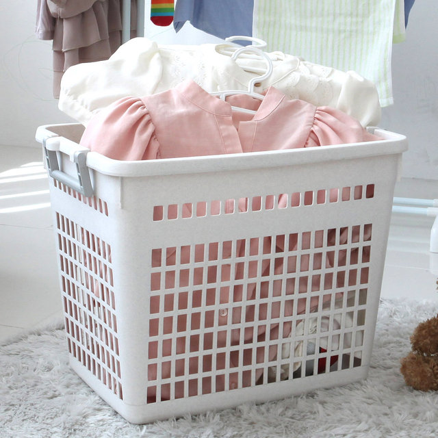 멀티 리빙 수납바스켓 (대)4호 빨래바구니