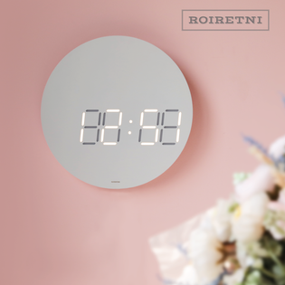 룬클락 Roon LED 벽시계 (전선색상 레드 3m)