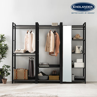 [비밀특가]NEW 베를린 드레스룸 800 거울 선반장