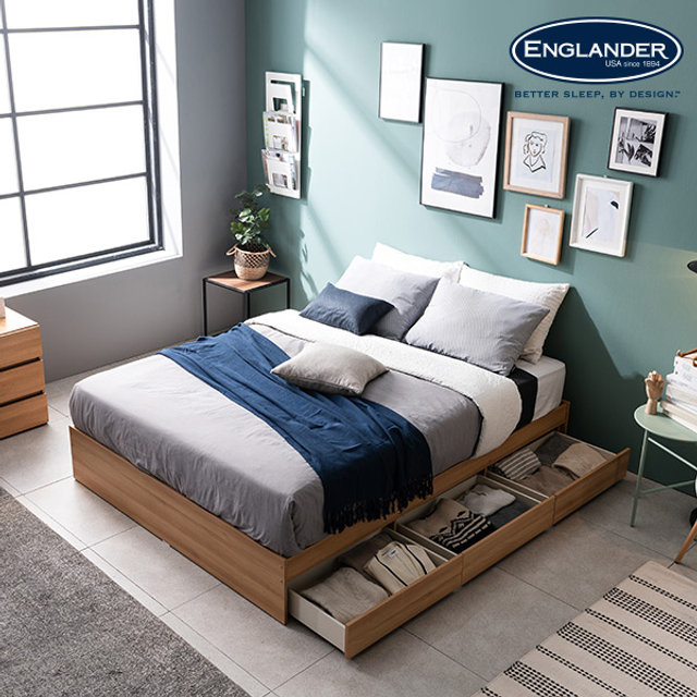 [비밀특가]데니스 3단 침대(매트제외-퀸)