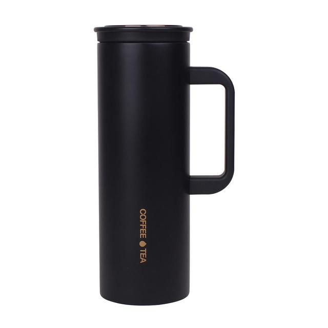 핫콤 커피 스텐머그/손잡이 차량용머그 450ml