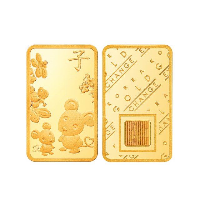 한국금거래소 순금 쥐 골드바 3.75g