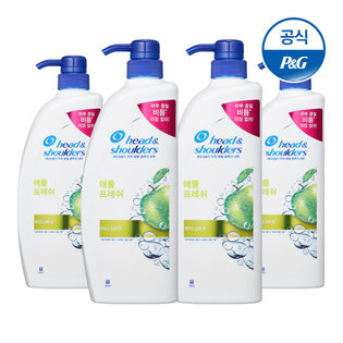 애플프레쉬 샴푸 850ml 4개[HA29*4]