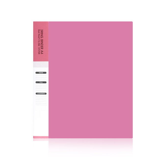 1 O링 P.P바인더 분홍