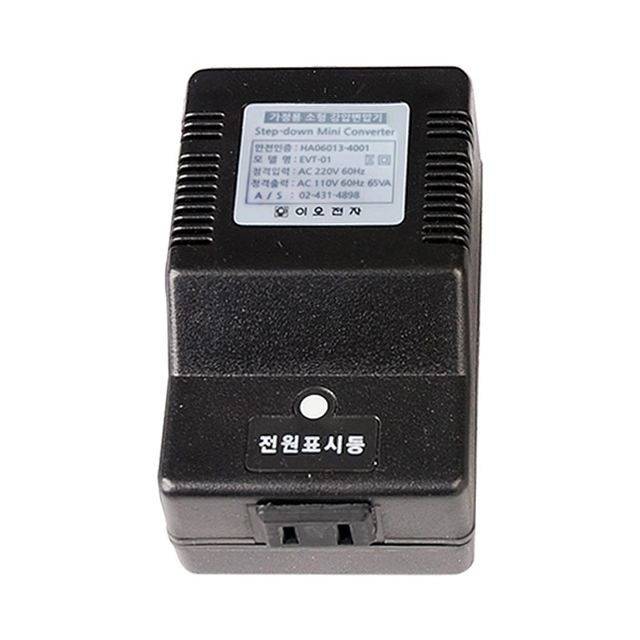 이오전자 소형 다운 가정용 변압기 EVT-01(65VA) 100V