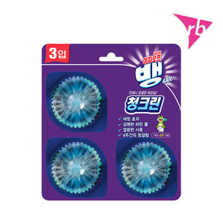 청크린 드롭 변기세정제 3개입 1개