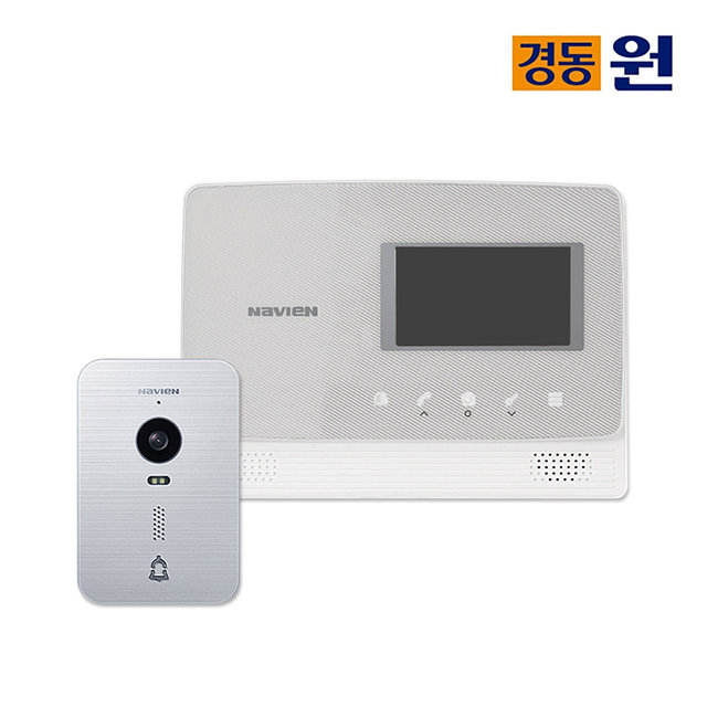 셀프시공 비디오폰(인터폰) NHA-0475(실버)+초인종포함