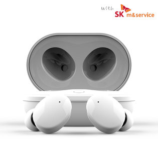 블루투스 무선 이어폰 SK-TWS200 5.0 화이트