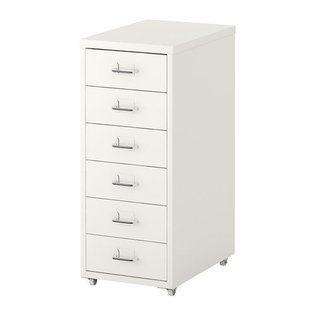 HELMER 6단 이동식 서랍장 화이트902.510.46