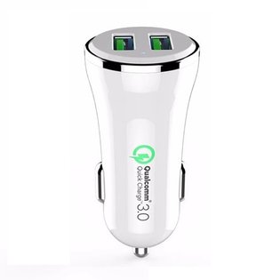 단종_USB 2포트 시거잭 고속 충전기 EZ-Q36(화이트)