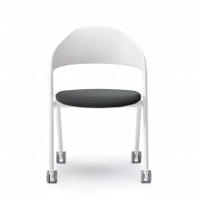 LOLLY(롤리) M401EY 좌판패딩형 인테리어 의자(캐스터)