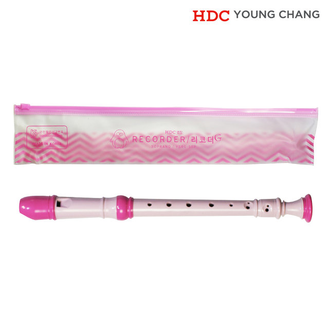 영창 저먼식 소프라노 리코더 YSRG-50P 핑크