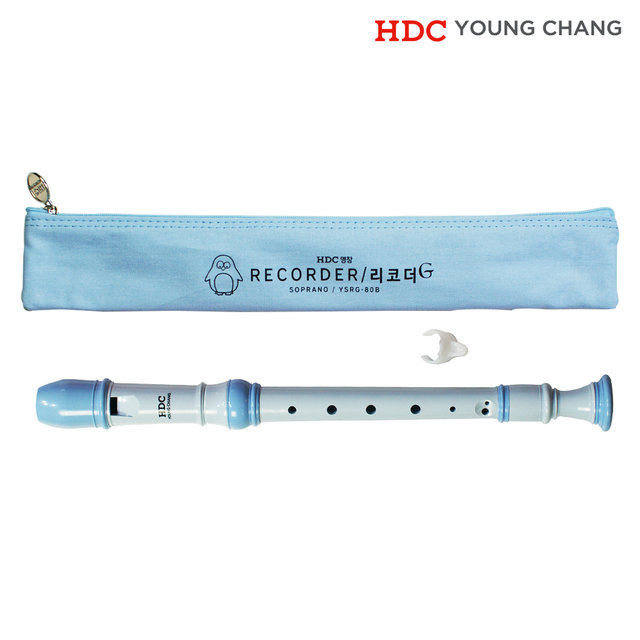 영창 저먼식 소프라노 리코더 YSRG-80B 블루