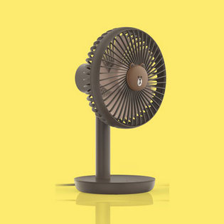 [비밀특가] 루메나 FAN MINI N9-FAN-MINI-LB (브라운) [5엽날개/ 3단계풍속조절/ 일체형USB케이블]