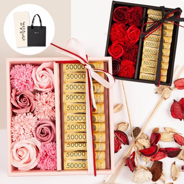 [NeeGee] 프리미엄 비누꽃 용돈박스