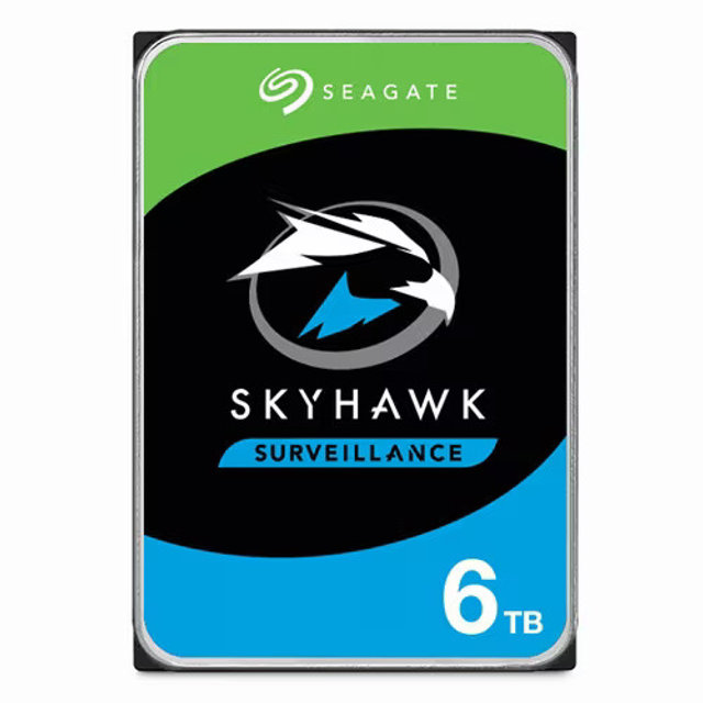씨게이트 HDD 6TB SkyHawk ST6000VX009 CCTV 하드디스크 (5,400RPM/256MB/CMR)