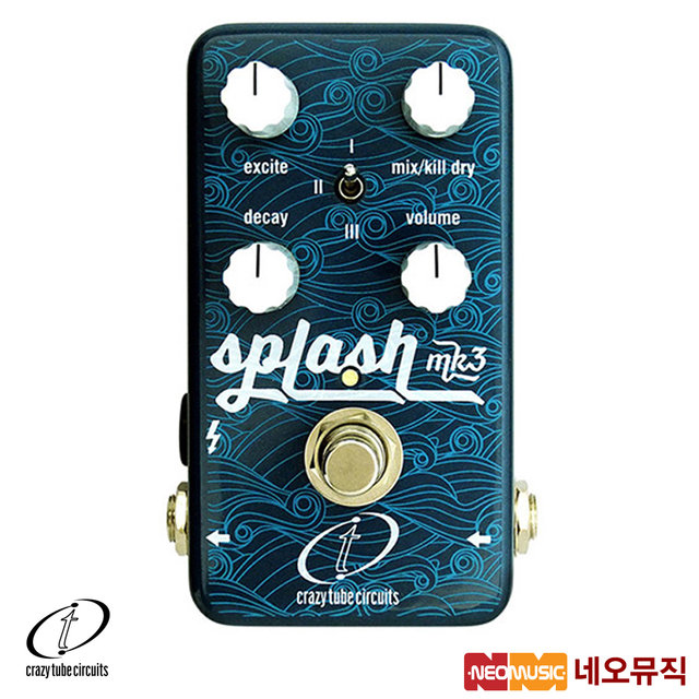 CTC기타이펙터 Splash Mk3 스튜디오 리버브 / 꾹꾹이