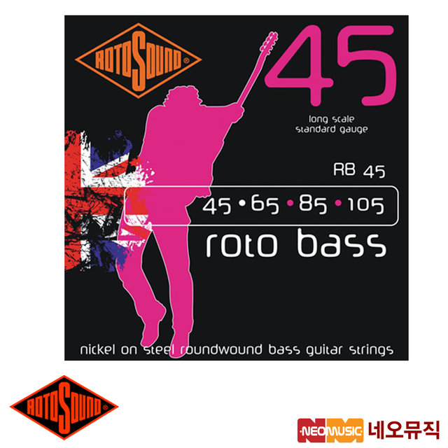로토사운드 베이스 기타스트링 RB45 Nickel BG String