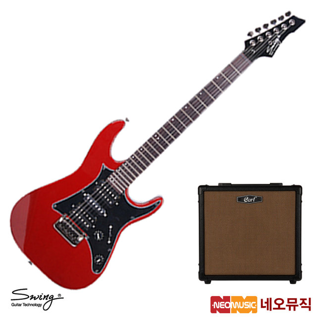 스윙 일렉 기타+엠프 SWING Electric Guitar MG-101