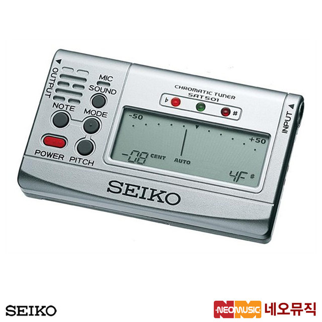 세이코 크로메틱 튜너 SEIKO SAT-501 / SAT501 튜닝기