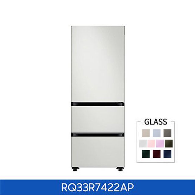 비스포크 3도어 RQ33R7422AP ／ 313L ／ 글라스
