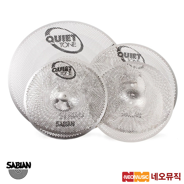 사비안심벌 Quiet Tone Practices 심벌세트 QTPC503