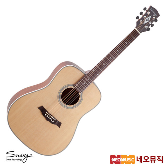스윙 어쿠스틱 기타B SWING Natural-62 네추럴/통기타