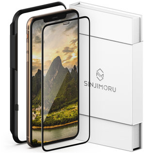 아이폰 XS MAX 3Dx 터치 풀커버 강화유리 액정보호필름(블랙)