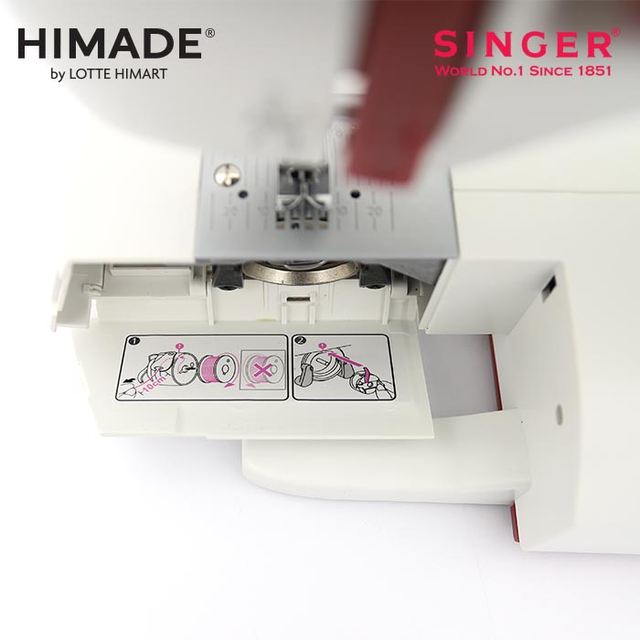 하이메이드 싱거 미싱 미싱기 HM-SG100W (17종패턴, 메탈용구품 풀 세트(매트+바늘+마스크만들기), 무상AS)