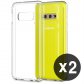 1+1 에어클로 갤럭시S10E 핸드폰 투명 케이스 (2개)