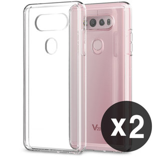 1+1 에어클로 LG V20 핸드폰 투명 케이스 (2개)