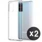  1+1 에어클로 갤럭시S20플러스 핸드폰 투명 케이스 (2개)