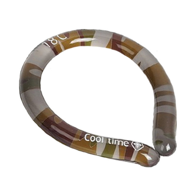 쿨스카프 넥쿨링 튜브 (밀리터리) COOLTIME-M [ 얼음물10분냉각/ 냉동실20분냉각/ 주변온도에 따라 자연냉각]