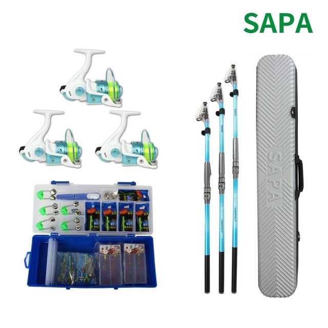 싸파 홈쇼핑 모델 씨빅 에메랄드 원투 낚시 2번 세트