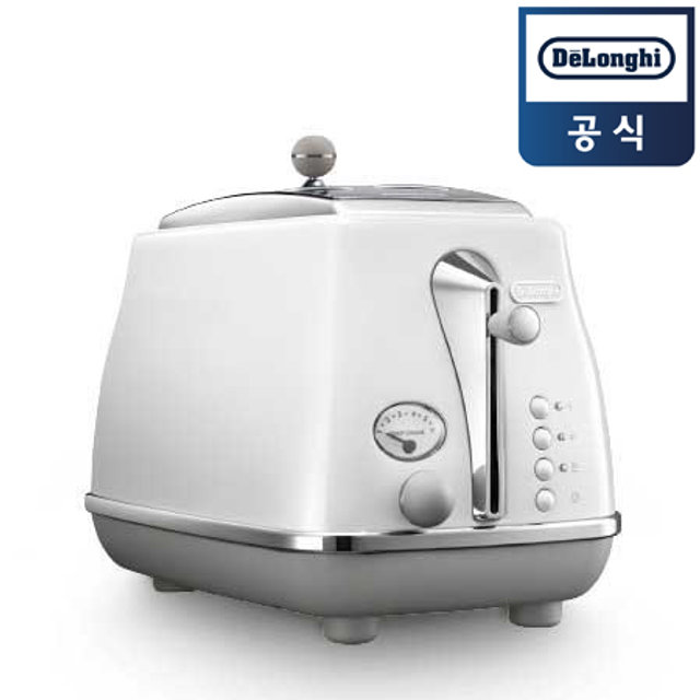 아이코나 캐피탈 토스터기 CTOC2003.W (2구, 6단계 굽기조절, 베이글 기능, 화이트)