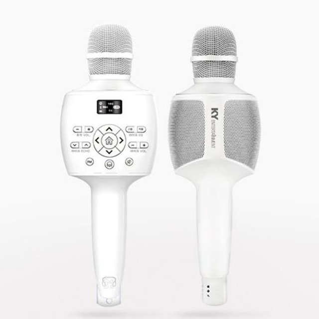 금영 뮤즐2/송하예,임영웅 블루투스 노래방 마이크[화이트][KY-K300][앱쿠폰 포함]