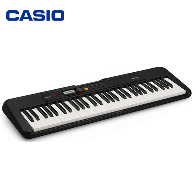 카시오 전자키보드 CT-S200 61건반 USB 전자피아노 블랙