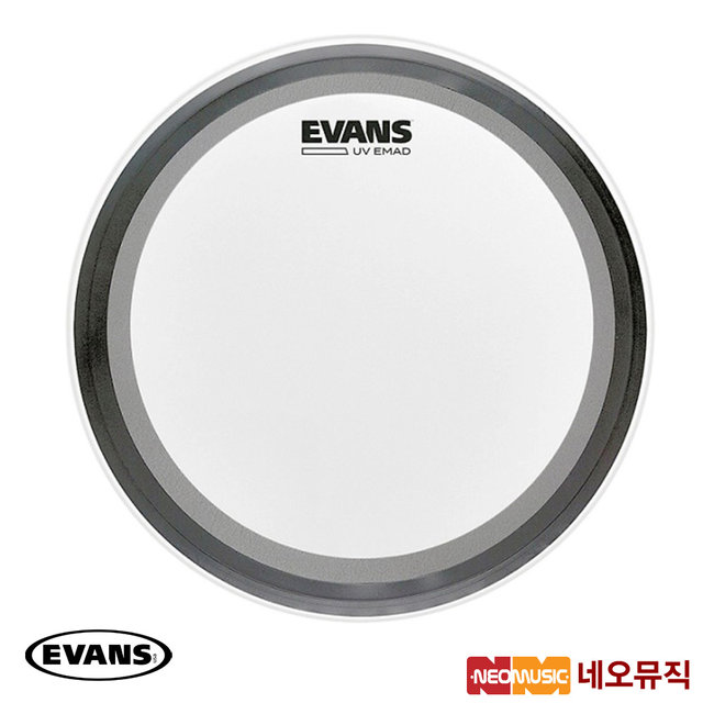 에반스베이스드럼헤드 Bass Head BD20EMADUV 20