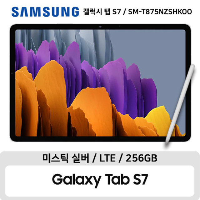 갤럭시탭 S7 LTE 256GB 실버