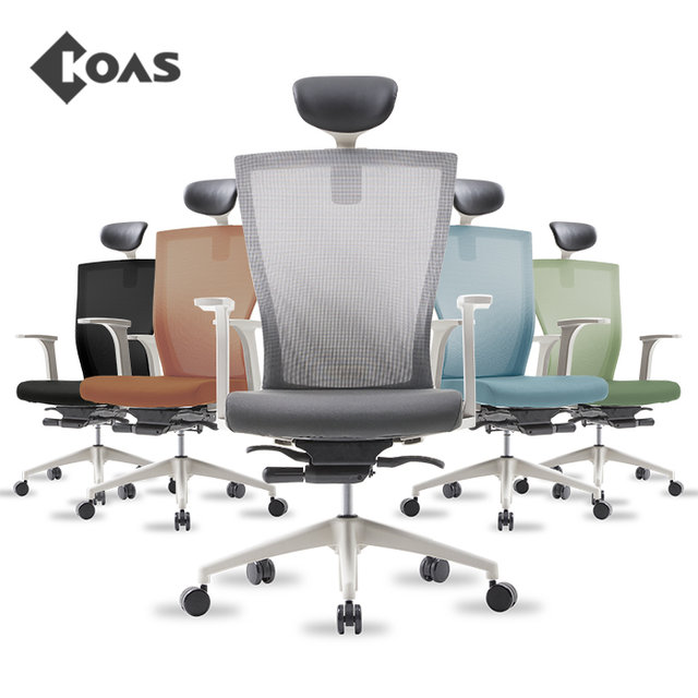  [코아스] 브리오 화이트 메쉬의자 헤드포함 OSCH1110HFF 