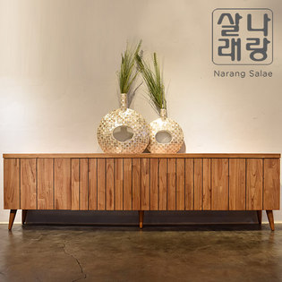 [파뜨가구] 레체 원목 스프라이트 거실장/전국착불