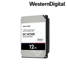 WD Ultrastar DC HC520 12TB SATA3 HUH721212ALE600 헬륨 기업용 5년보증