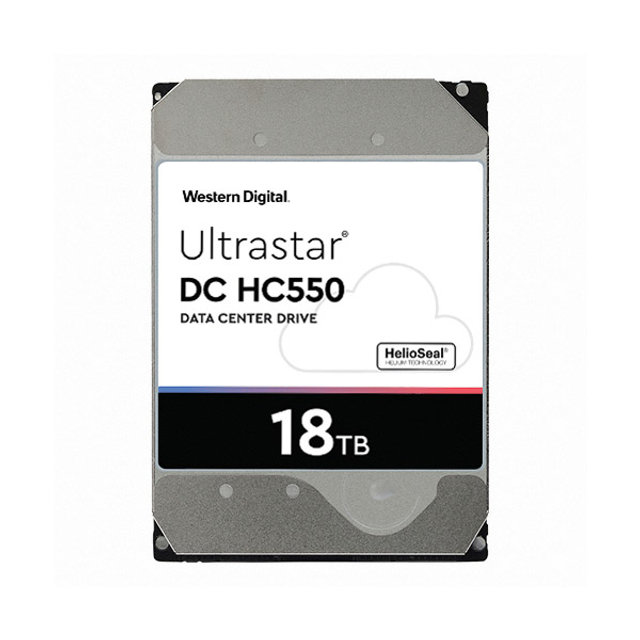 WD Ultrastar DC HC550 18TB SATA3 WUH721818ALE6L4 헬륨 기업용 5년보증