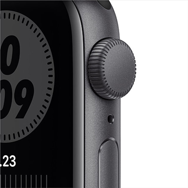 애플워치 SE Nike GPS 40mm 스페이스그레이 알루미늄 케이스 안드라사이트블랙나이키스포츠밴드