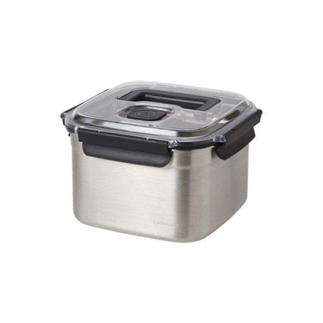 락앤락 숨쉬는 스텐김치통 4.7L _ 정사각 (LST859B)