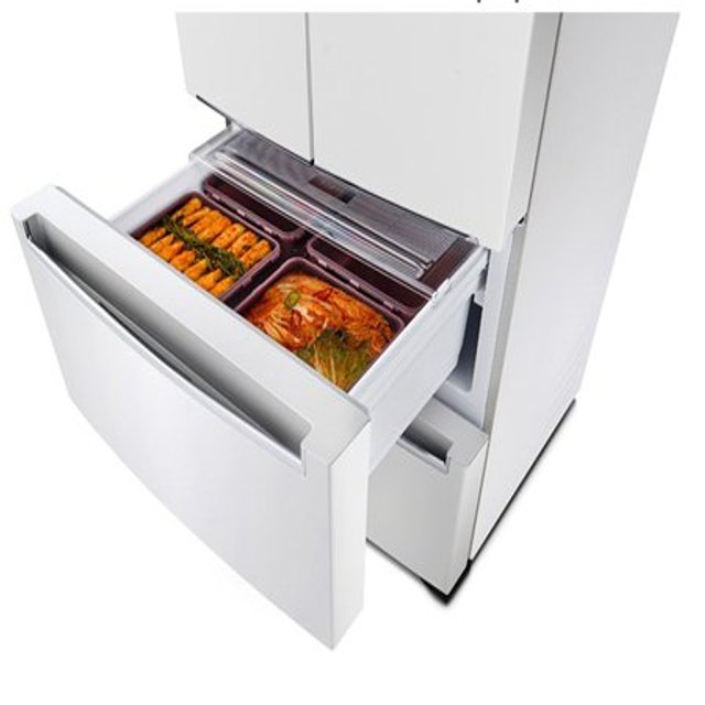 디오스 스탠드형 김치냉장고 K410W14E (402L, 화이트)