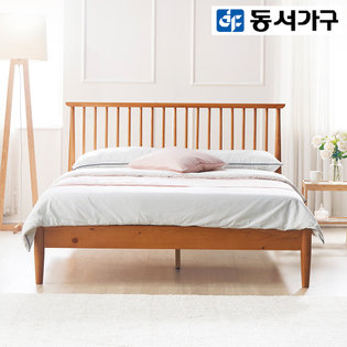  멜라 원목 Q 침대 (케미컬폼매트리스) DF918297 