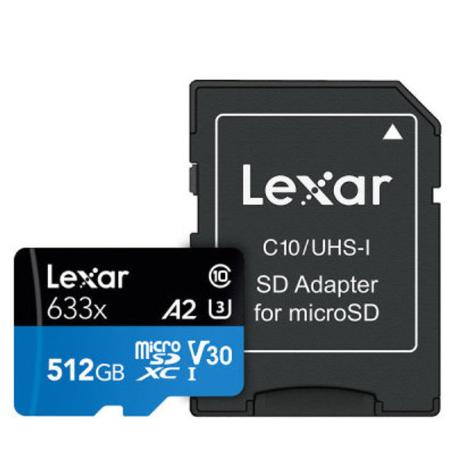렉사 microSD High Performance 633x 512GB