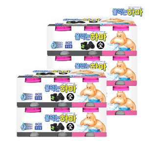 물먹는 하마 참숯 옷장용 제습제 3px5개